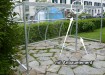 Anbauelement für 5 Fahrräder - Breite 200 cm - feuerverzinkt für Timberline Duro